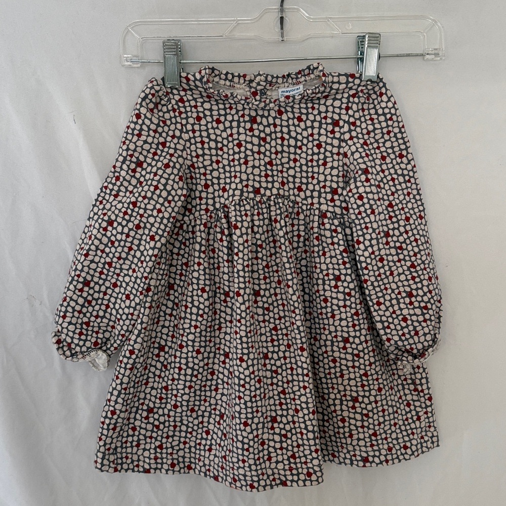 Mayoral heart print Dress 24 months